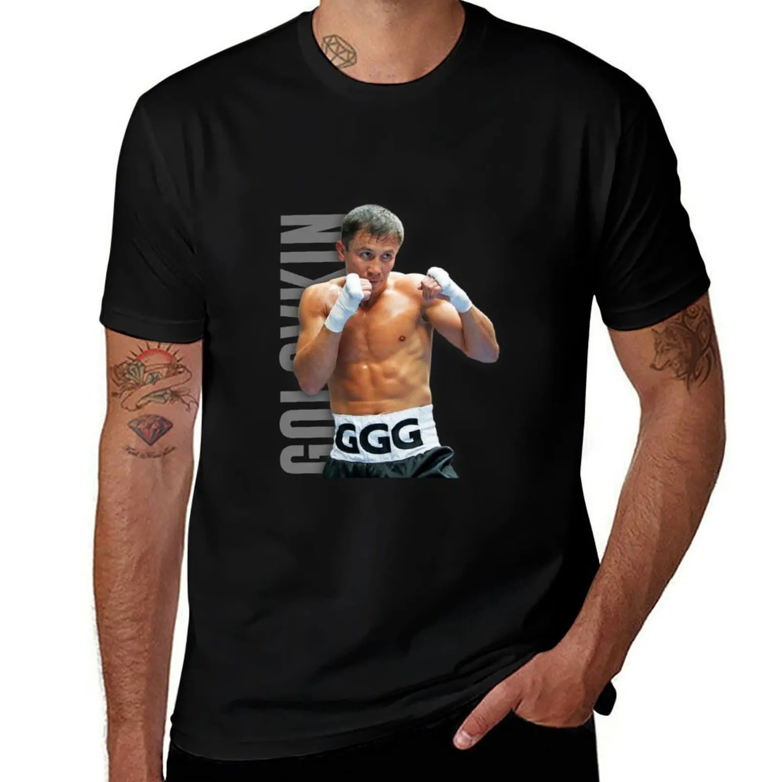 Gennady Golovkin - GGG Boxer T-Shirt g Mann T-Shirts für Männer Mann T-Shirt Baumwolle T-Shirt