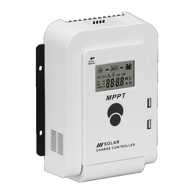 

MPPT Solar Charge Controller 40A LCD Display PV Solar Regulator 12V 24V Auto Controller Dual USB Solar Panel Durable MPQ4024