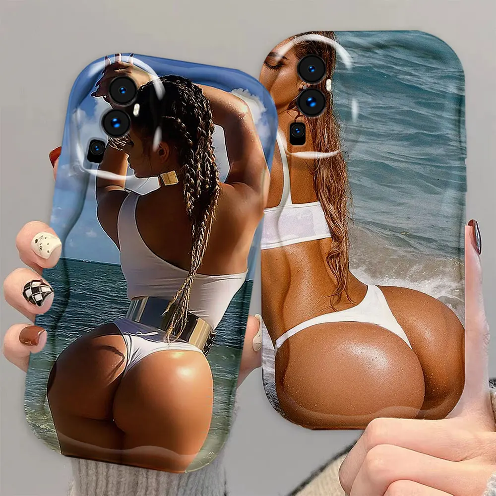 Sexy Plump Hips Ass Bikini Girl  Phone Case Cover For OPPO FindX3lite RENO 12 12F 11 11F 8 8T 7 7Z 6 5 5F 4 LITE PRO 5G