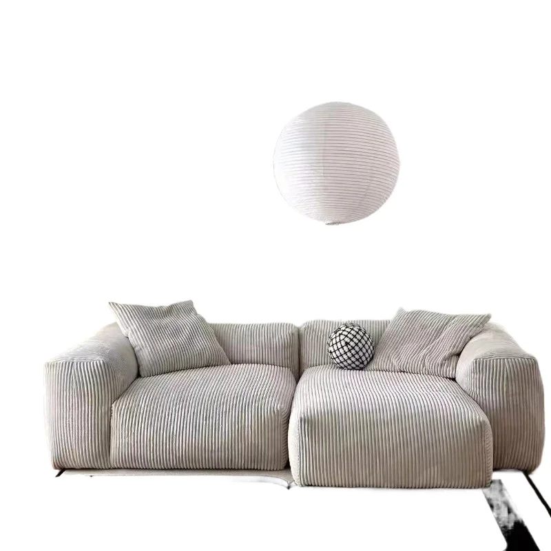 

Modern simple retro living room bedroom can lie down and sleep double three concubine Nordic small apartment sofa