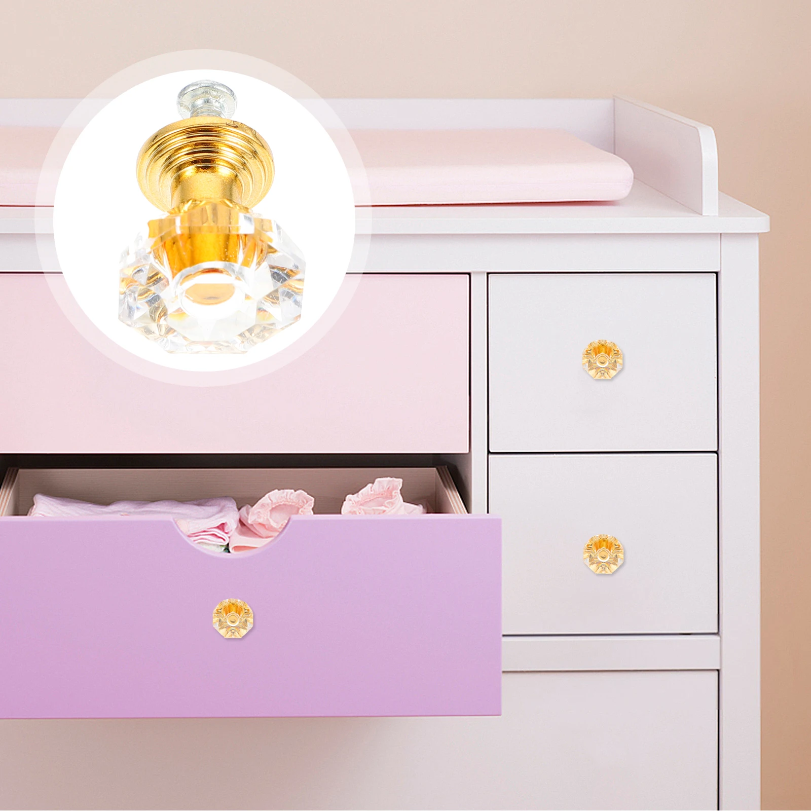

20 Pcs Plastic Handle Small Drawer Knobs for Cabinets Door Handles Dresser niture