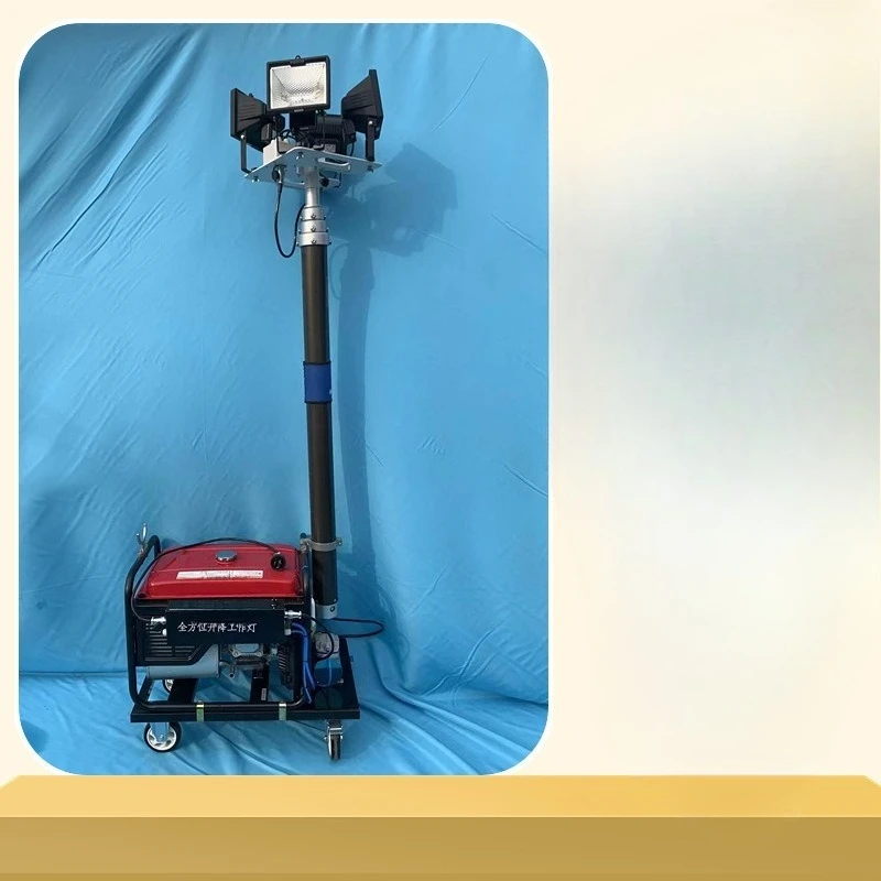 Mobile automatic lifting work light emergency repair emergency lighting car