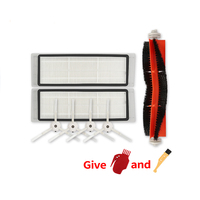 1 set Vacuum Part Pack Spare Parts HEPA Filter, Main Brush, Cleaning Tool, Side Brush for Xiaomi 1S and roborock Vacuum