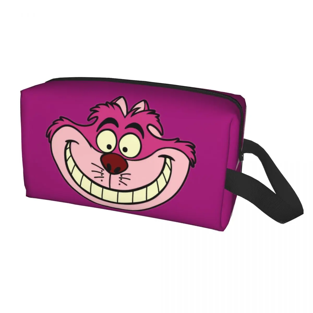 

Custom Travel Cheshire Cat Toiletry Bag Portable Alice In Wonderland Cosmetic Makeup Organizer Beauty Storage Dopp Kit Case