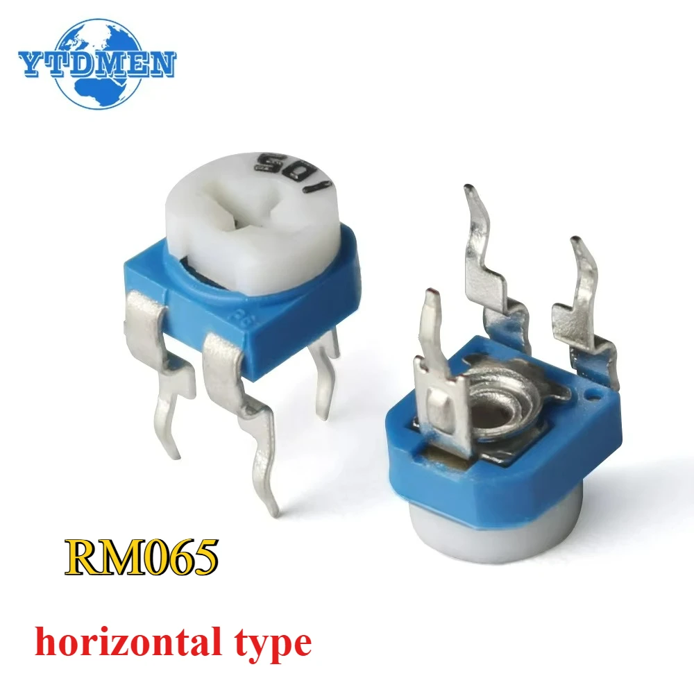 20pcs RM065 RM-065 Trimpot Trimmer Potentiometer Variable Resistor 100 200 500 1K 2K 5K 10K 20K 50K 100K 200K 500K 1M Ohm