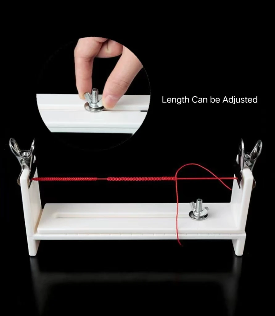 1pc HIPS Hand Rope Weaving Knitting Frame DIY Handmade Rope Artifact Bracelet Craft Tool Accessories