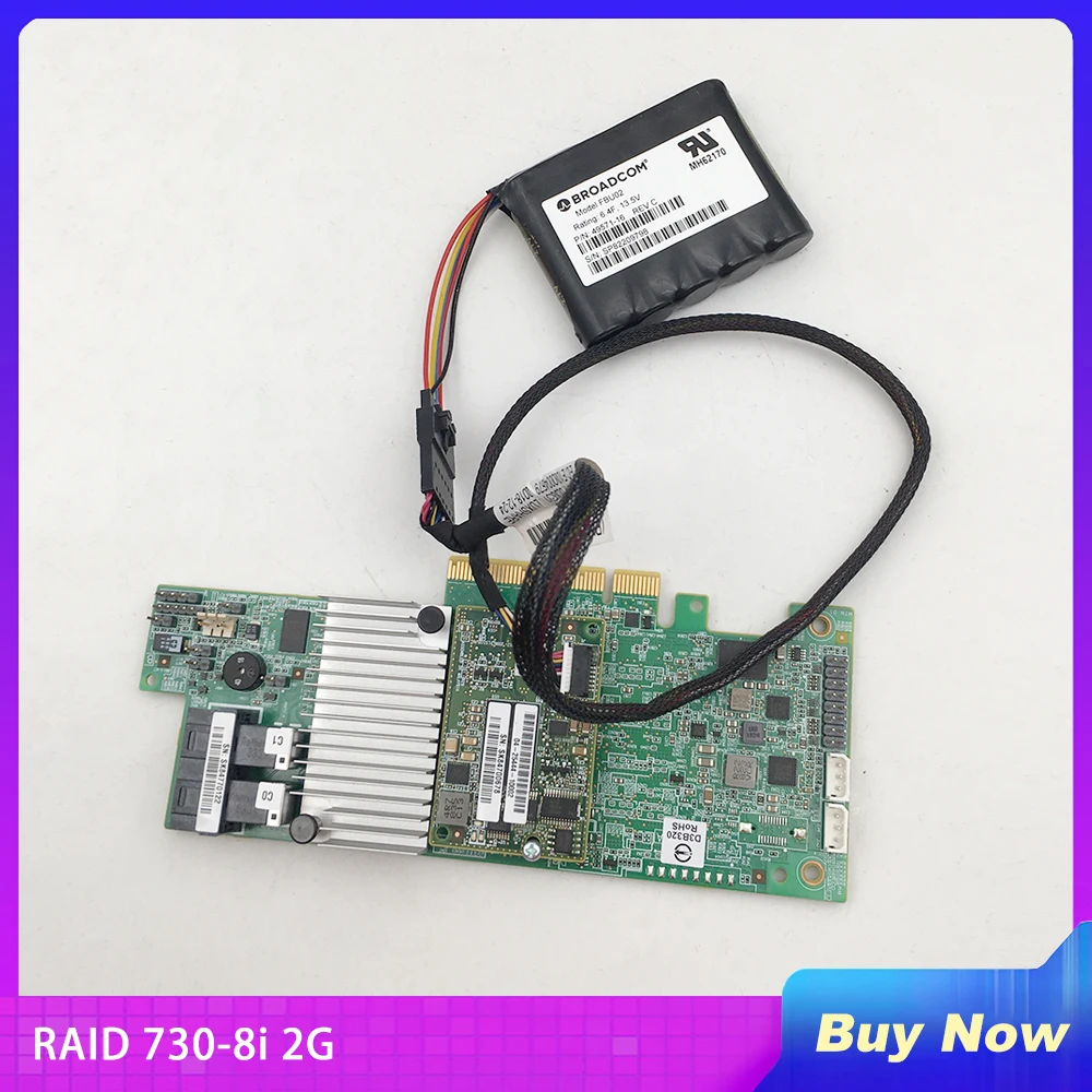 RAID 730-8i 2G For Lenovo ThinkSystem Server Adapter Card Data Backup