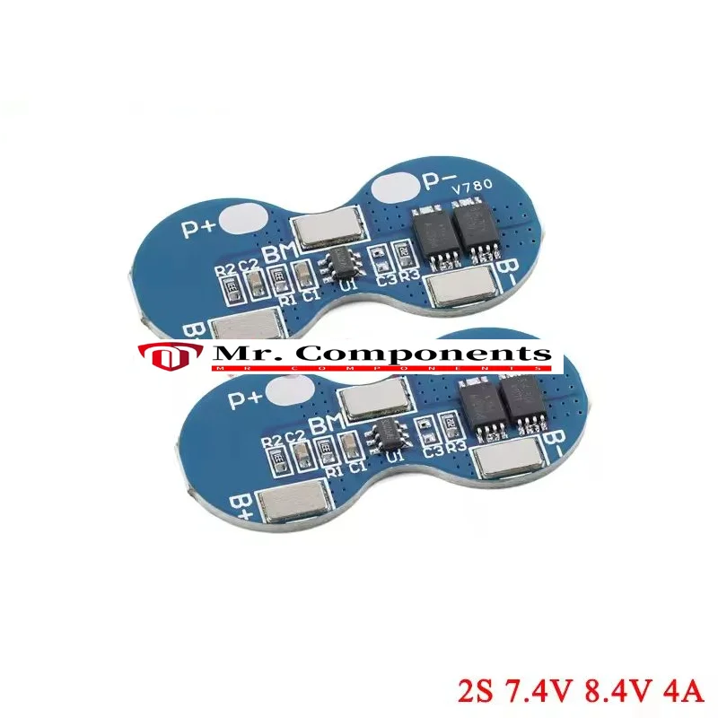 1Pc-2Pcs 2S 7.4V 8.4V 3A Li-ion Lithium Battery 18650 Charger Protection Board Module BMS PCM Lipo Battery 2 Cell Pack 2S-A18