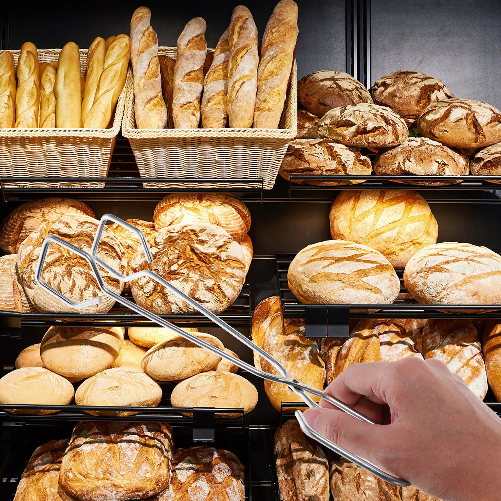 

1Pcs Stainless Steel Pastry Clamp Easy to Use Serving Clip for Cake Buffet Wedding Catering Family Gatherings Daily