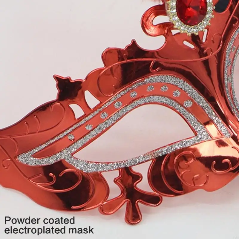 B95F para maska ​​na bal maskowy wenecjanie maska ​​imprezowa kostium na Halloween maska ​​Mardi Gras maska ​​dla par kobiety