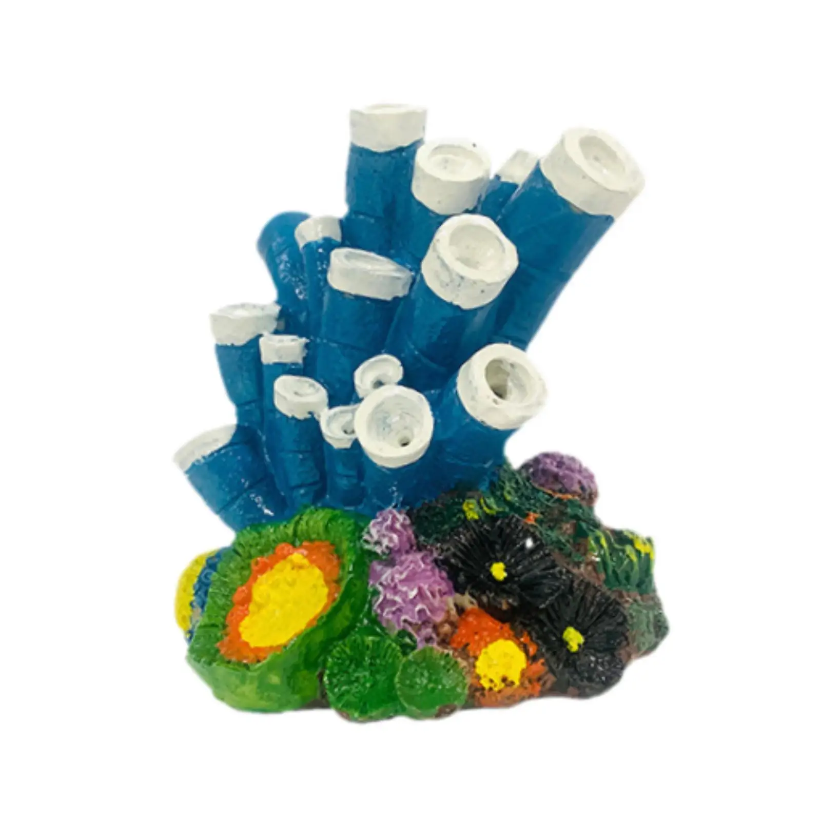 Coral Ornament for Crab Tank Decor Multi-Use Resin Design for Aquarium And Garden