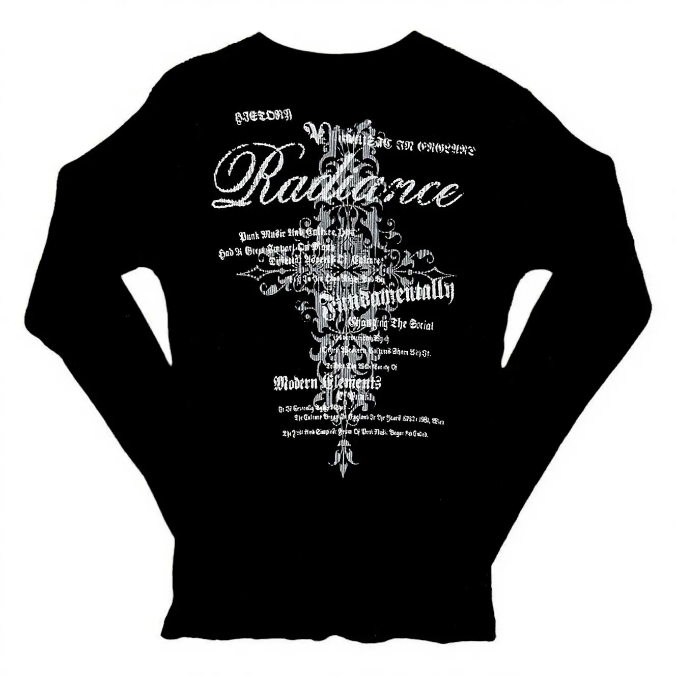 

Emo Women Top Y2k Star Girl Y2k Tops 90s Vintage Clothes Long Sleeve Shoujo Girl Style Women's T-shirts Goth Gothic Harajuku
