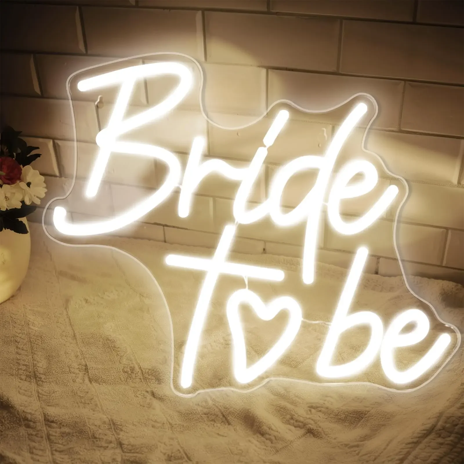 

Bride To Be Customizable colors Neon Sign Art Wall Decor Living Room Decor Wedding Engagement Party Wall Hanging Decoration