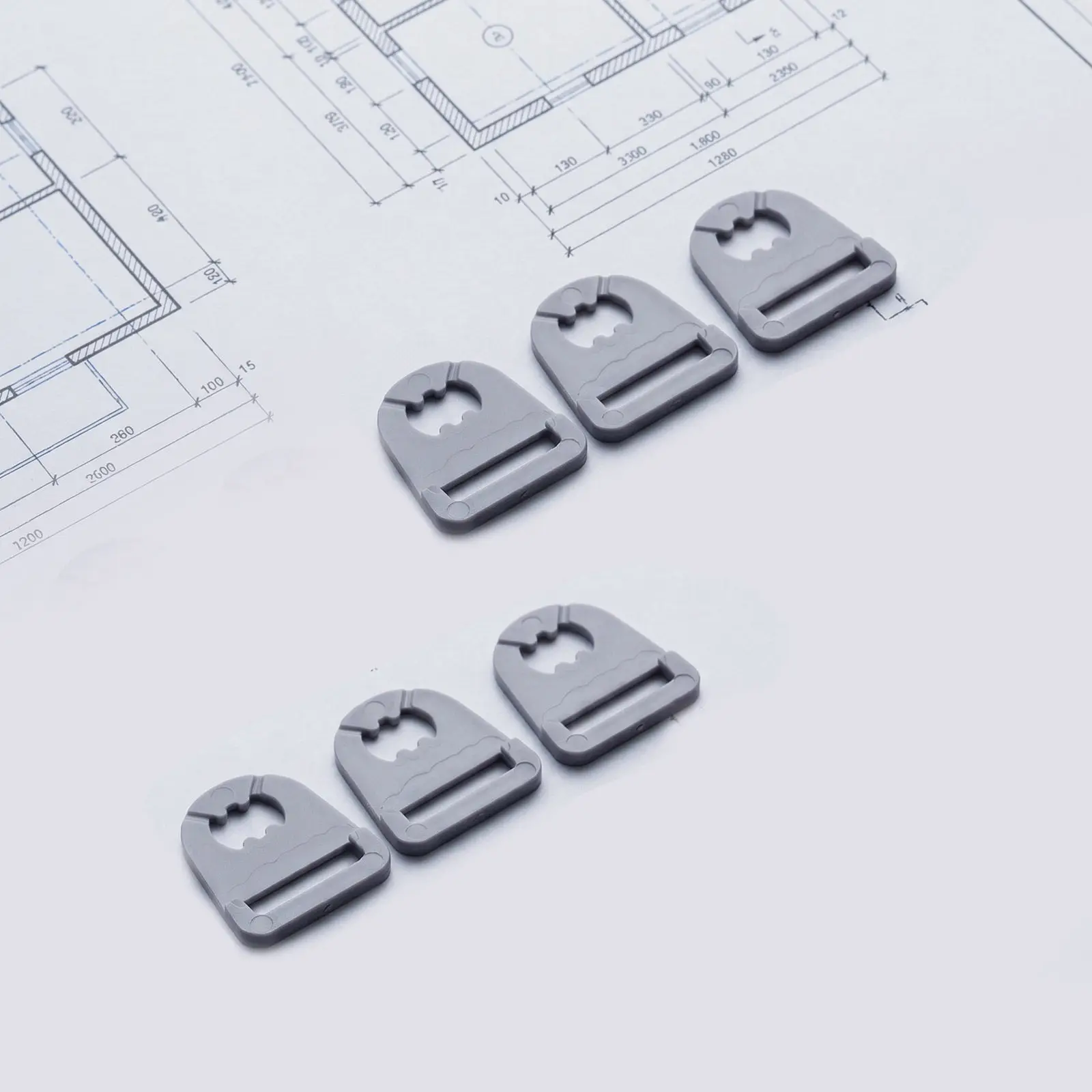 10Pcs Safety Liner Buckle Replacement Triangle Strap Divider Adapter Construction Hard Hat Chin Strap Clip Secure