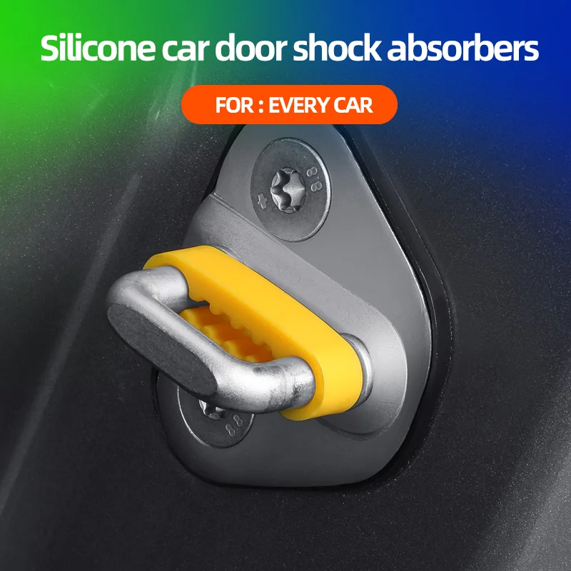 Door Striker Sound Damper Door Lock Buffer Gap Seal For mitsubishi Pajero Lancer Outlander ASX Montero Shogun Sport L200 Mirage