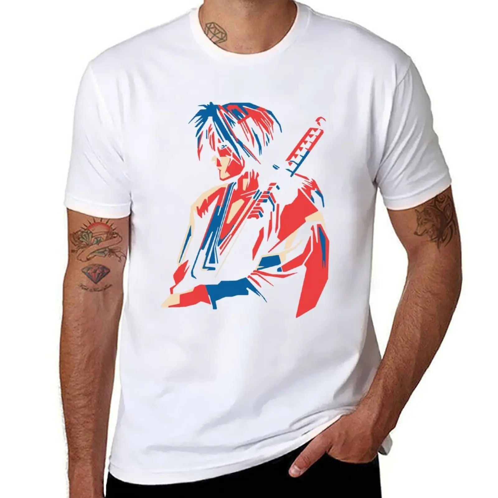 

Rurouni Kenshin Retro Vintage ANIME CARTOON MANGA T-Shirt man t shirt designer t shirt for man T-Shirt