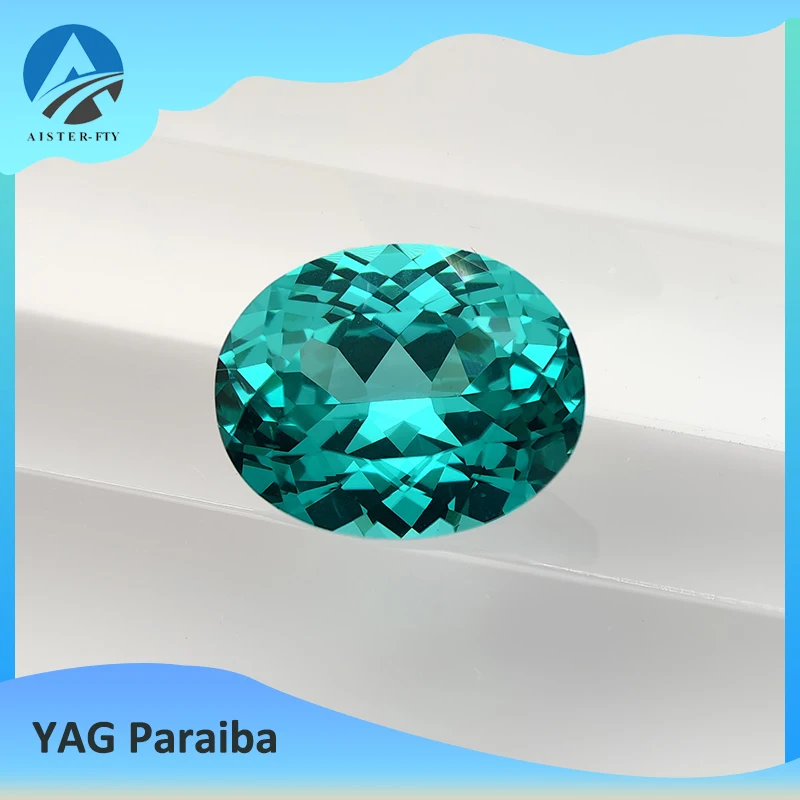 

Paraiba Color Oval Cut Yttrium Aluminium Garnet (YAG) Loose Gemstone – Lab Diamonds Stones for Jewelry Making DIY Design
