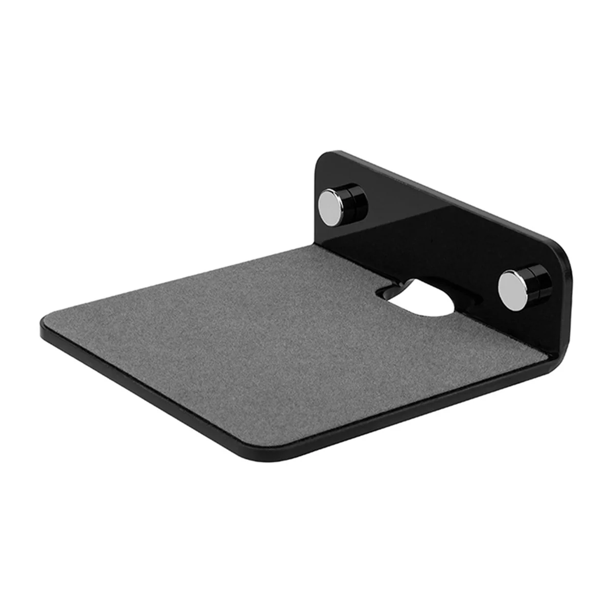 Soporte montado en la pared, altavoz portátil multifuncional, estante de pared para Webcam, teléfonos móviles, enrutador, altavoz negro