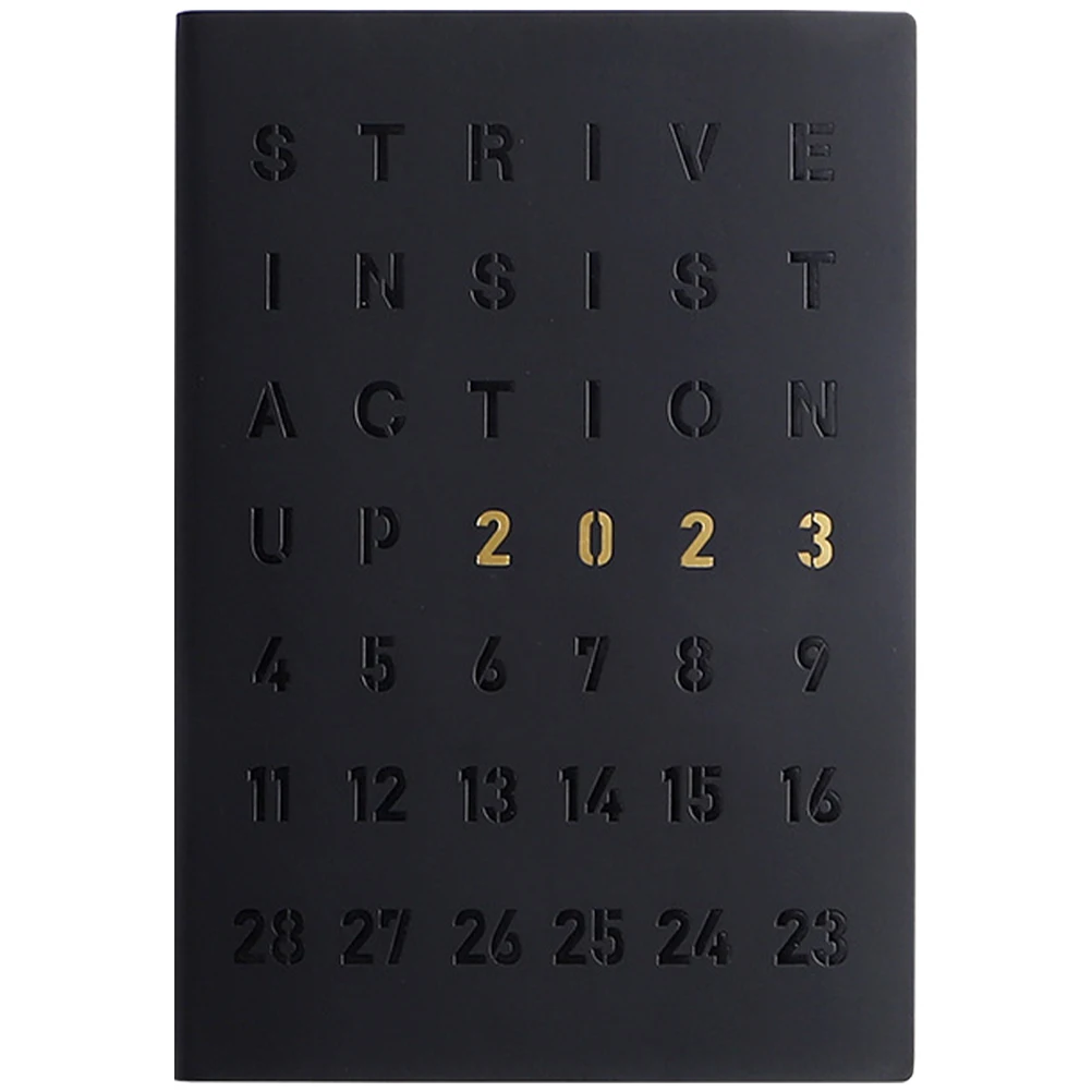 

2023 Notebook The Desk Planner Work Schedule Appointment Calendar Paper Date Notepad Efficient School Daily