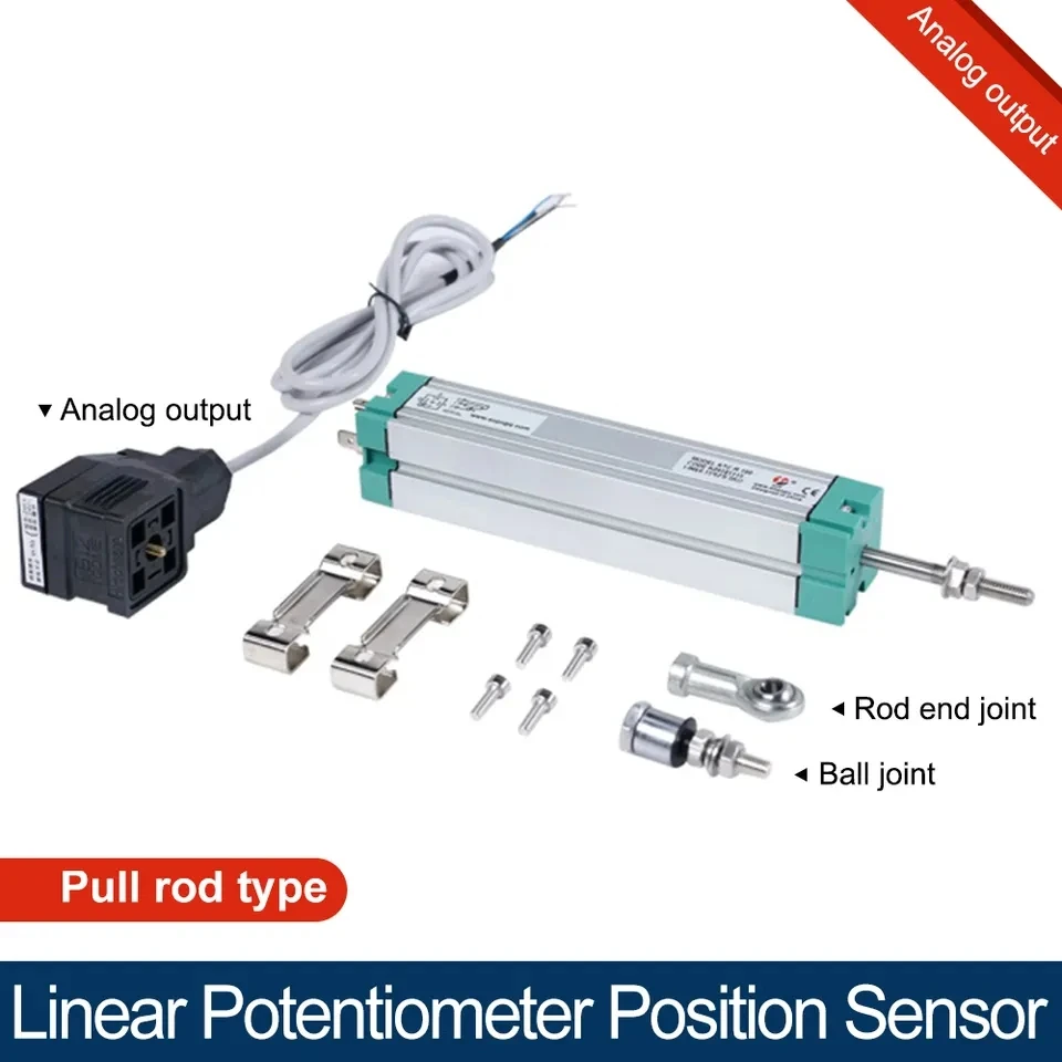 KTC Resistive Rod Electronic Ruler Potentiometer Displacement Analog Measuring Linear Position Transducer Sensors Price For Sale