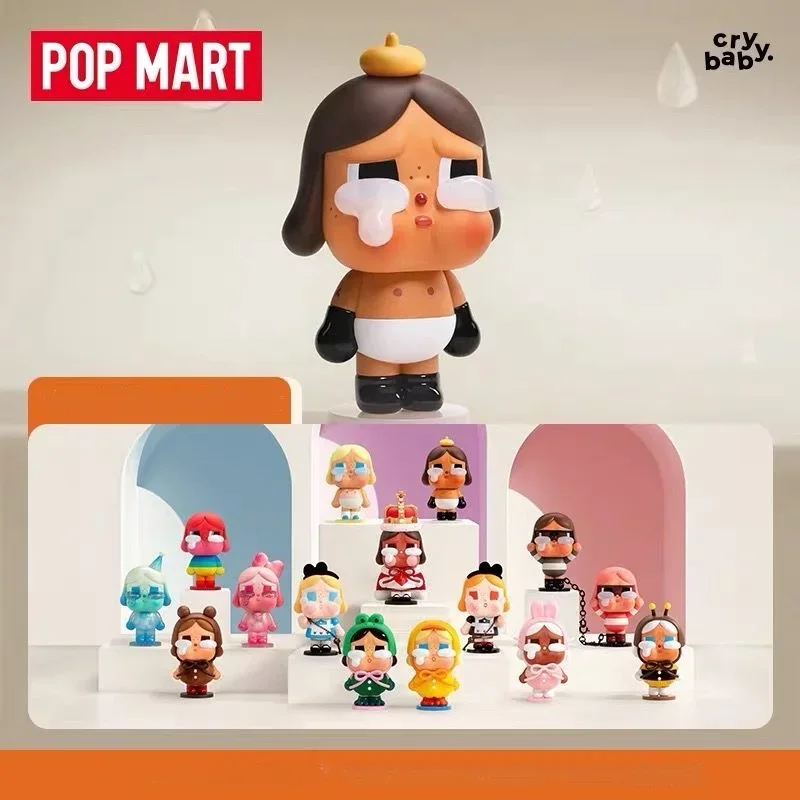 

POP MART CRYBABY CRYING AGAIN Series Anime Action Figure Guess Bag Ornament Desktop Doll Model Home Decor Gift for Girls