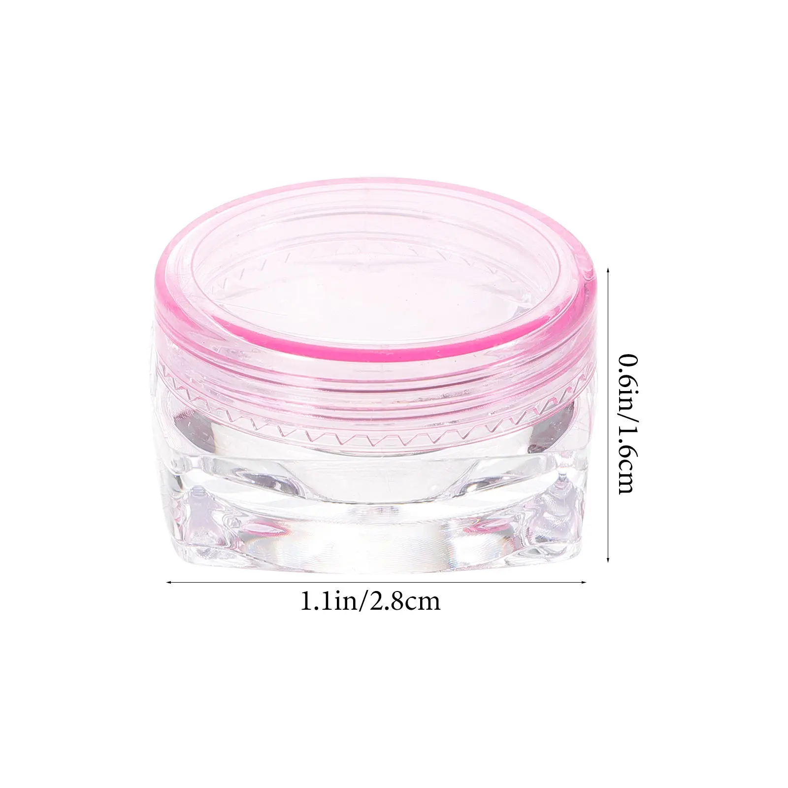 12個のトラベルサイズの空の瓶、軽量のフェイスクリームローション容器、優れた気密性の旅行用クリームジャー