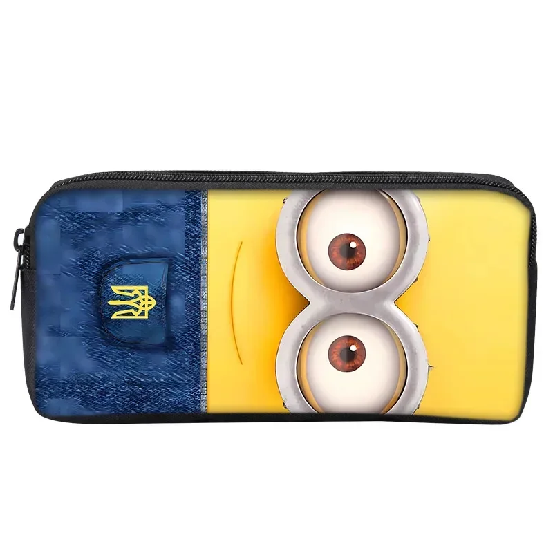 

New Minions Despicable Me Cute Cartoon Pencil Case Kawaii Stationery School Supplies Pencil Pouch Anime Figure Kid Birthday Gift