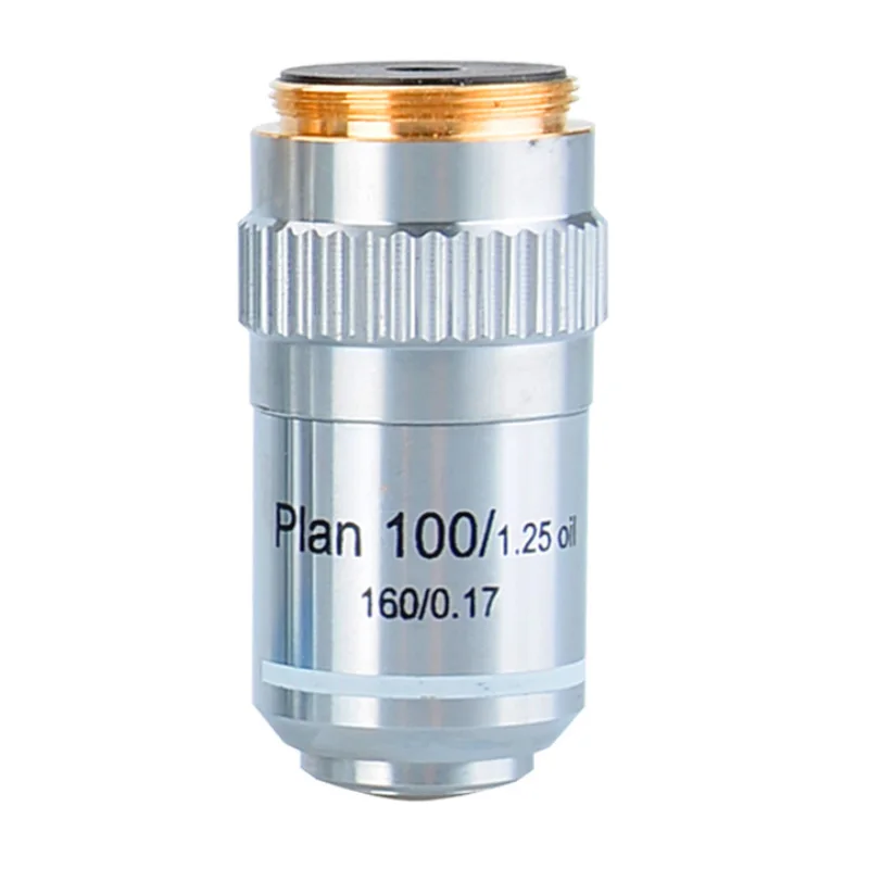 

Biological Microscope 195 Plan Achromatic Objective Lens 100X Universal objective 20.2 RMS Thread