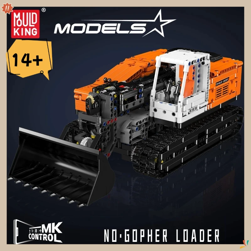 

Mold King 17054 Технический автомобиль, игрушки, радиоуправляемый логатор, строительный блок, сборка, Enginerring, грузовик, кирпич, детский рождественский подарок