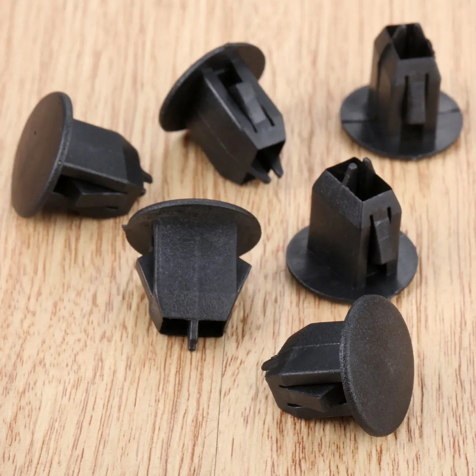 25Pcs Auto Fasteners Retainer Trunk Lining Clogging Clip Clamp for Volvo S80 S80L S60 S40 Black Plastic Rivets Car Clips