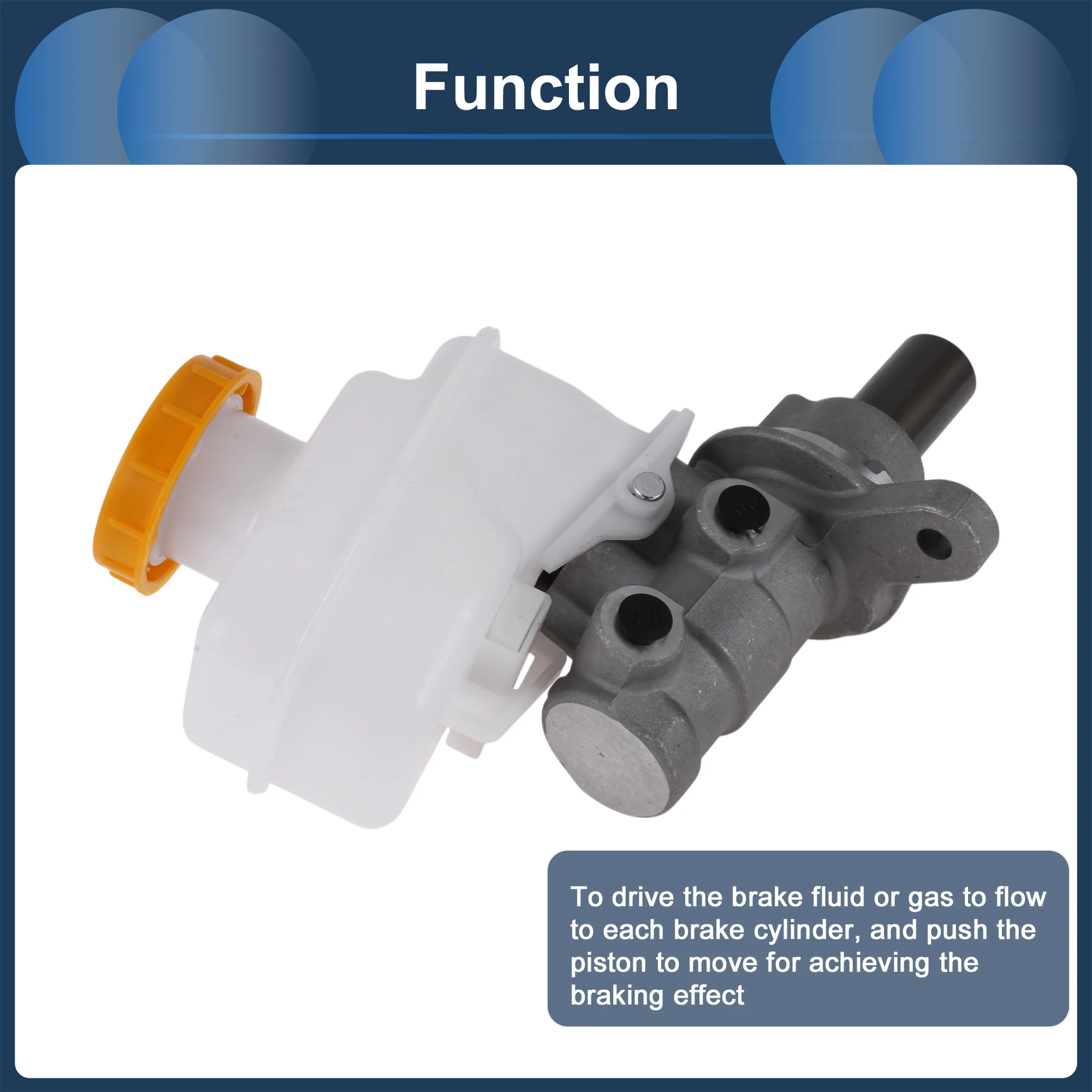 

Главный тормозной цилиндр UXCELL с резервуаром No 4625A417 для MITSUBISHI L200 2017-2021, пластик из алюминиевого сплава, 1 шт.