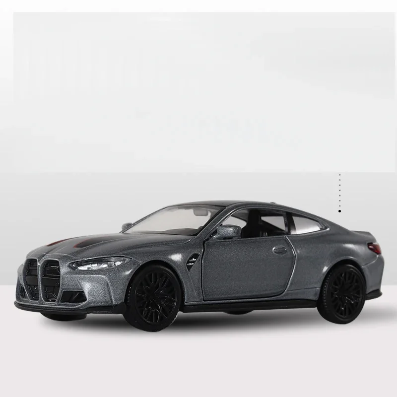 1:36 BMW M4 CSL مركبات رياضية معدنية سيارة خارقة سريعة وغاضبة قطعة واحدة سيارة لعبة بوي دييكاست نموذج تلقائي هدية عجلة ساخنة سحب #2