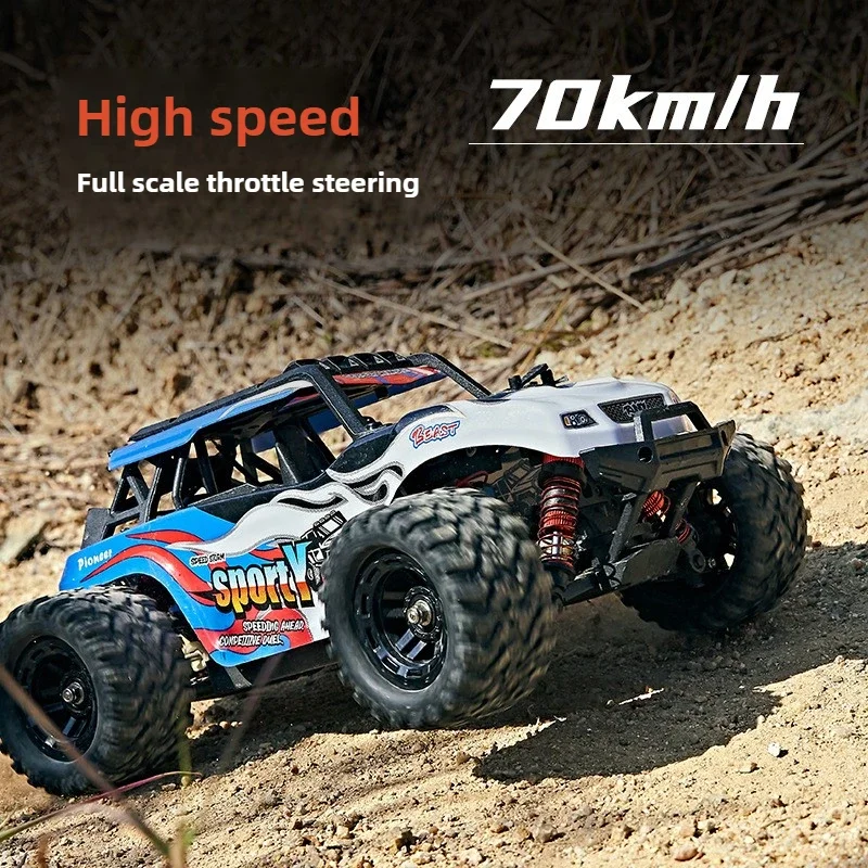 Kawaii rc camion gifts-70km/h Brushless rc dérive voiture, 1:18 haute vitesse versind tout-terrain rc voitures pour adultes, télécommande voiture jouet