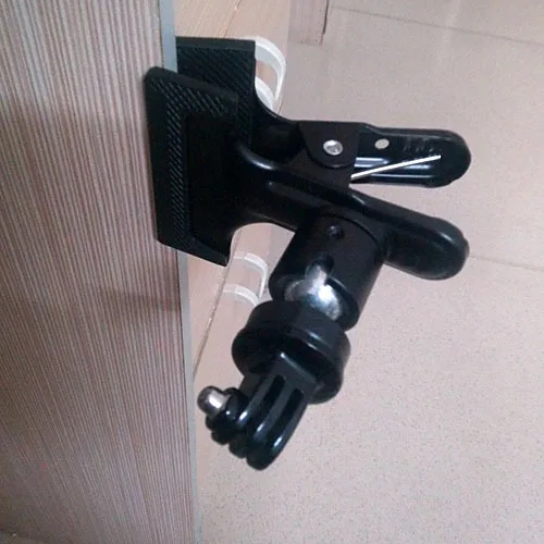 액세서리 Gopro Hero 4 3+ 3 Black SJ4000 미니 캠코더용 미니 삼각대 볼 헤드가 있는 슈퍼 클램프 마운트 홀더