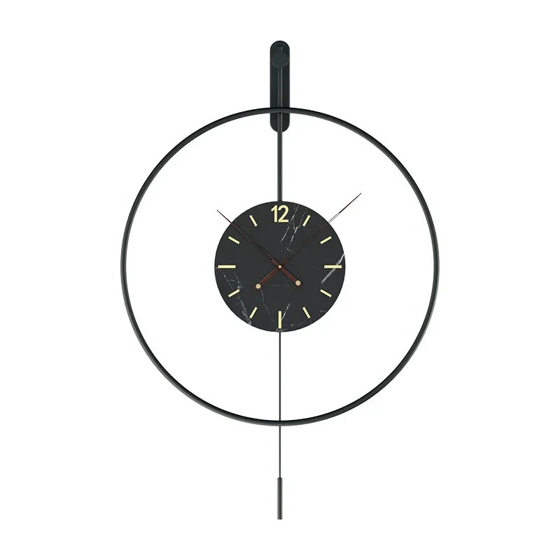 Creative Silent Wall Clocks Nordic Luxury Simple Fashion Clock Wall Fashion Restaurant Horloge Murale Living Room Decoration