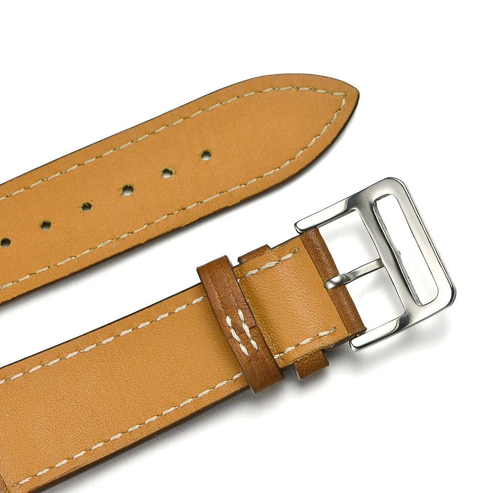 حزام من الجلد الطبيعي لساعة اليد ، سوار ، إكسسوارات سوار ، مناسب لساعة سي 2 Fit2 الجديدة