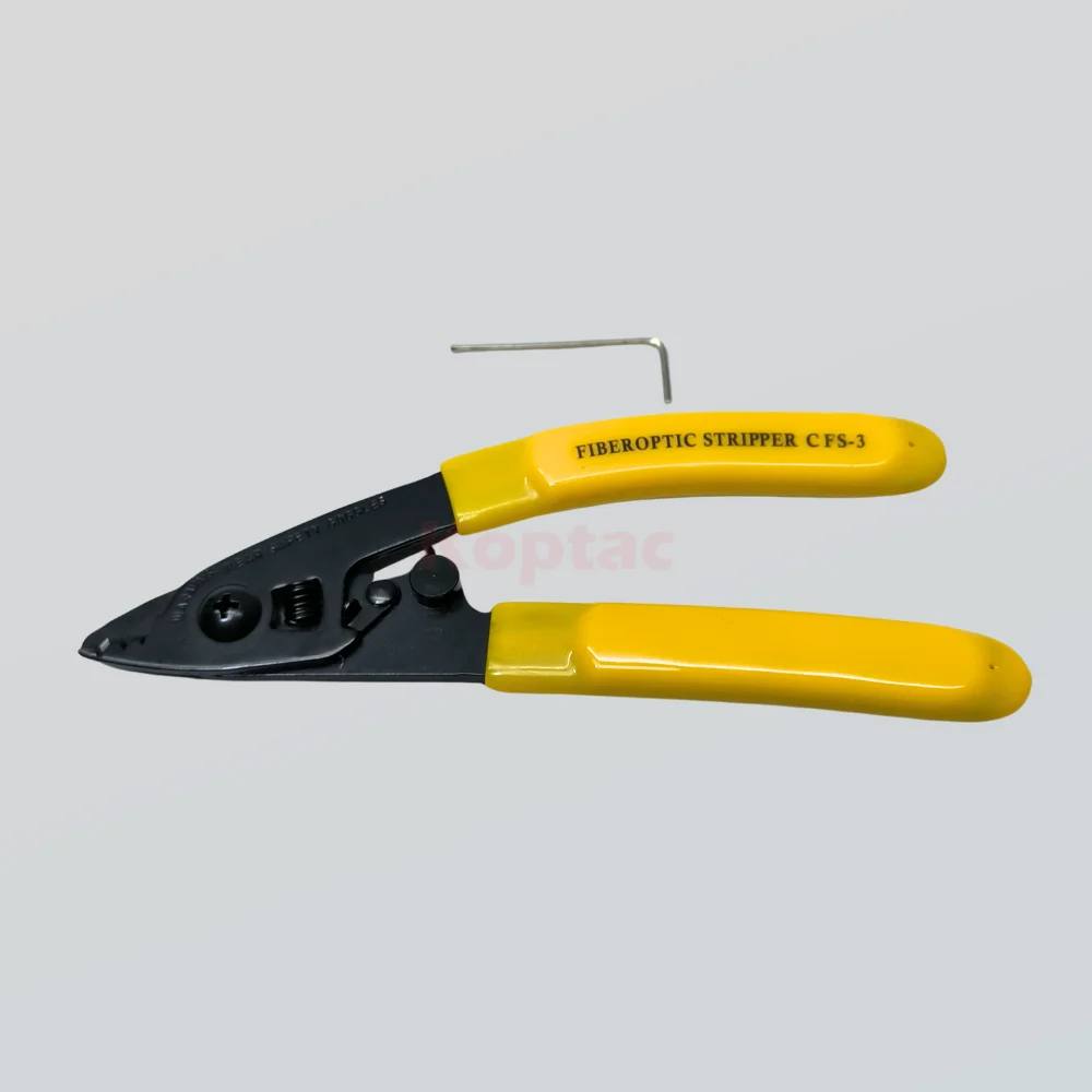 Fiber Optic Tool Kit Scissors CFS-3 Three-port Stripper Optical Fiber Stripping Pliers Wire Strippers FTTH Tools