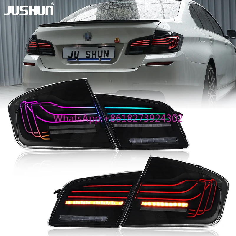 

JUSHUN DOT Certificate bmw F10 Accessories Taillights for 2011-2017 5 Series Tail Lamp for BMW Modification CSL/RGB Style