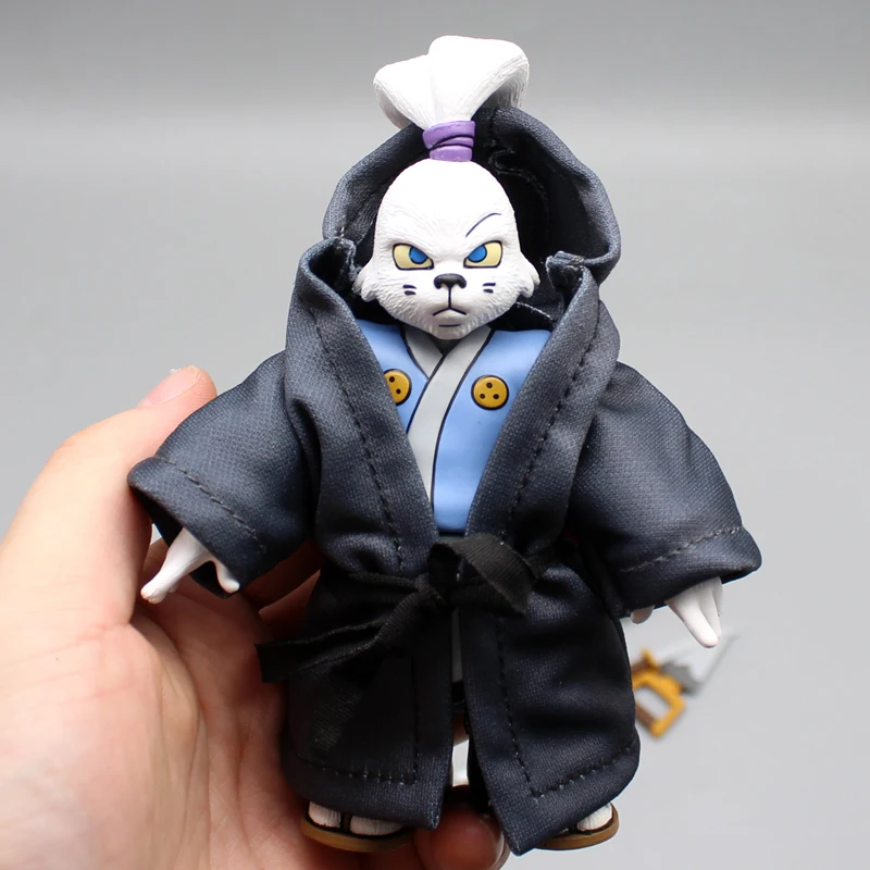 14cm Pvc Neca 54306 Anime Figure Series Miyamoto Rabbit Black & White Gk Collectible Models Toys Anime Peripheral Intimate Gifts