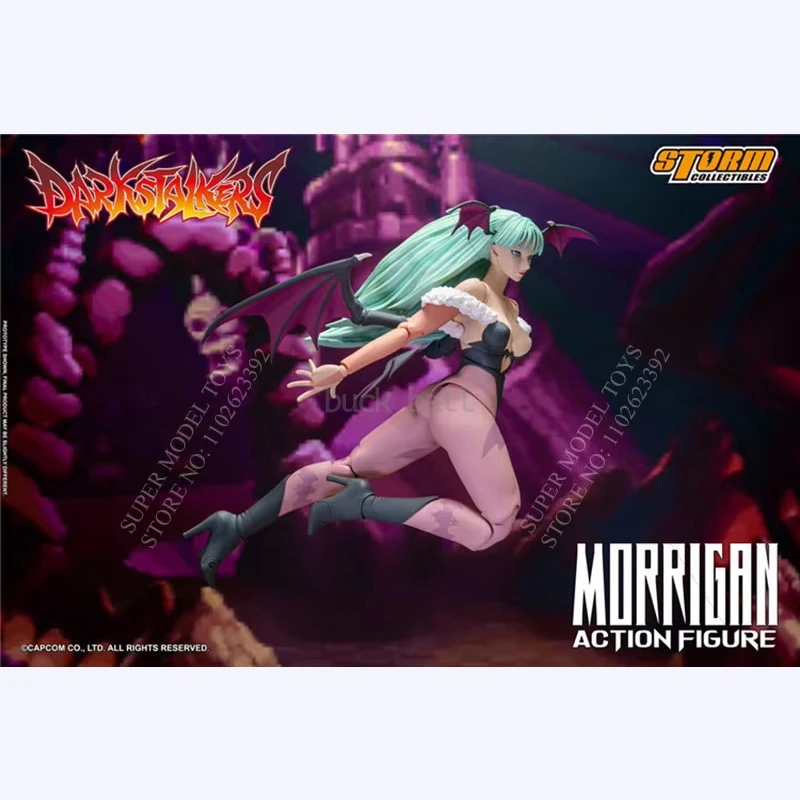 Storm Toys Vampire Figure Morrigan Aensland Anime Figure Stand Action Figurine Statue Models Doll Ornament Room Collection Toys