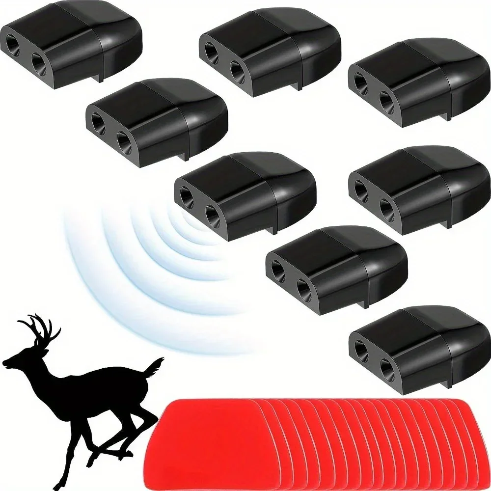 1PC car ultrasonic siren deer drive device animal warning siren grille mini safety sound alarm accessories