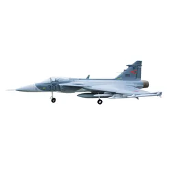 Gripen JAS-39A RC fixed wing simulation plane like real combat aircraft RC airplane kit 70mm ducted motor Metal landing gear