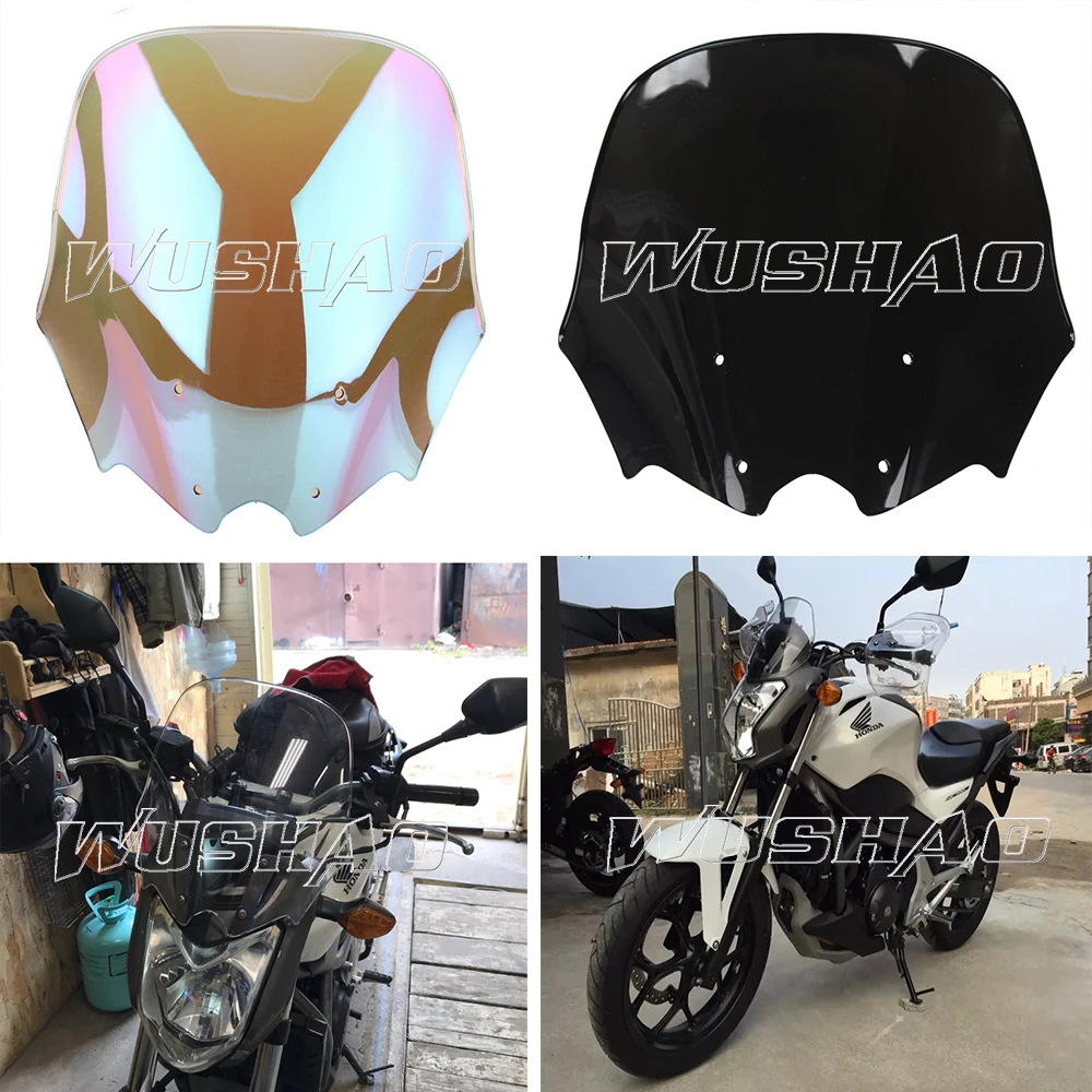

For 2012 2013 2014 2015 2016 2017 2018 Honda NC700S NC 700S NC750S NC700 NC750 S Motorcycle Windshield Deflectors