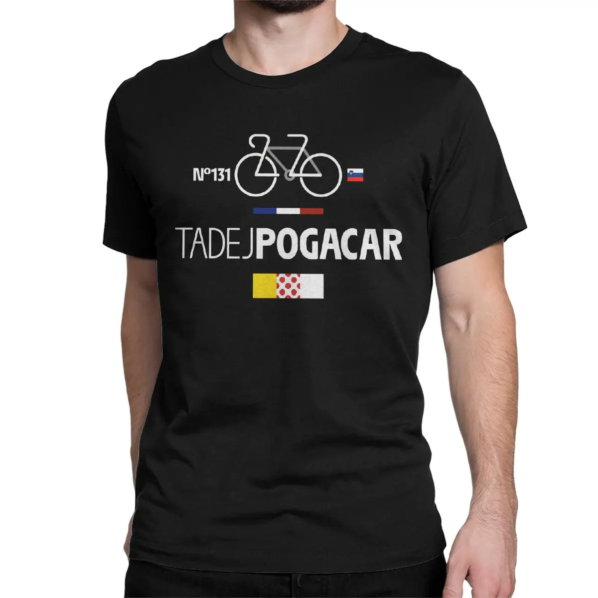 Team Pogi Tadej Pogacar Tour De France Cycling T-Shirts Men Crazy 100% Cotton Tee Shirt O Neck Short Sleeve T Shirts Unique Tops