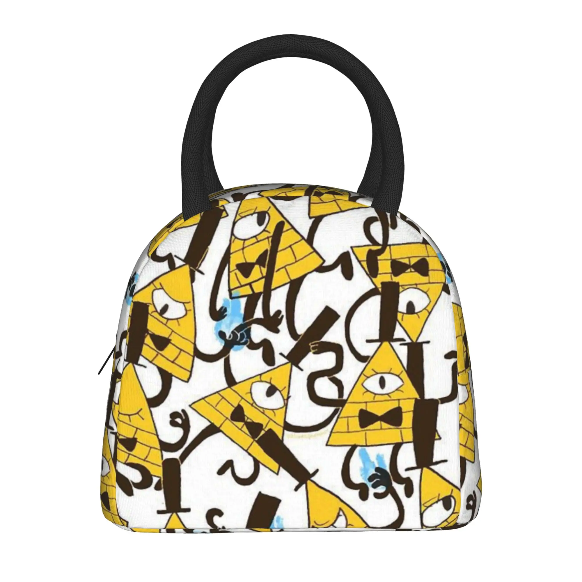 Gravitys Falls Merch Insulated Lunch Bag For Picnic  Storage Food Boxes Portable Cooler Thermal Lunch Boxes