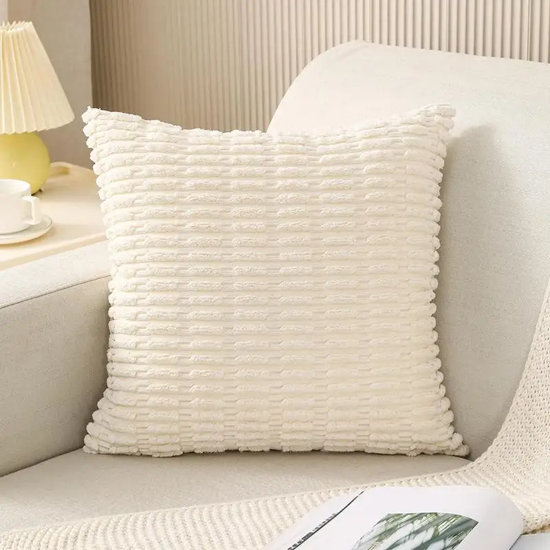 Plain Cushion Covers Corduroy Cord Home Decoration Throw Pillow Cases Pillow Case For Healthy Standard Queen King Multicolor