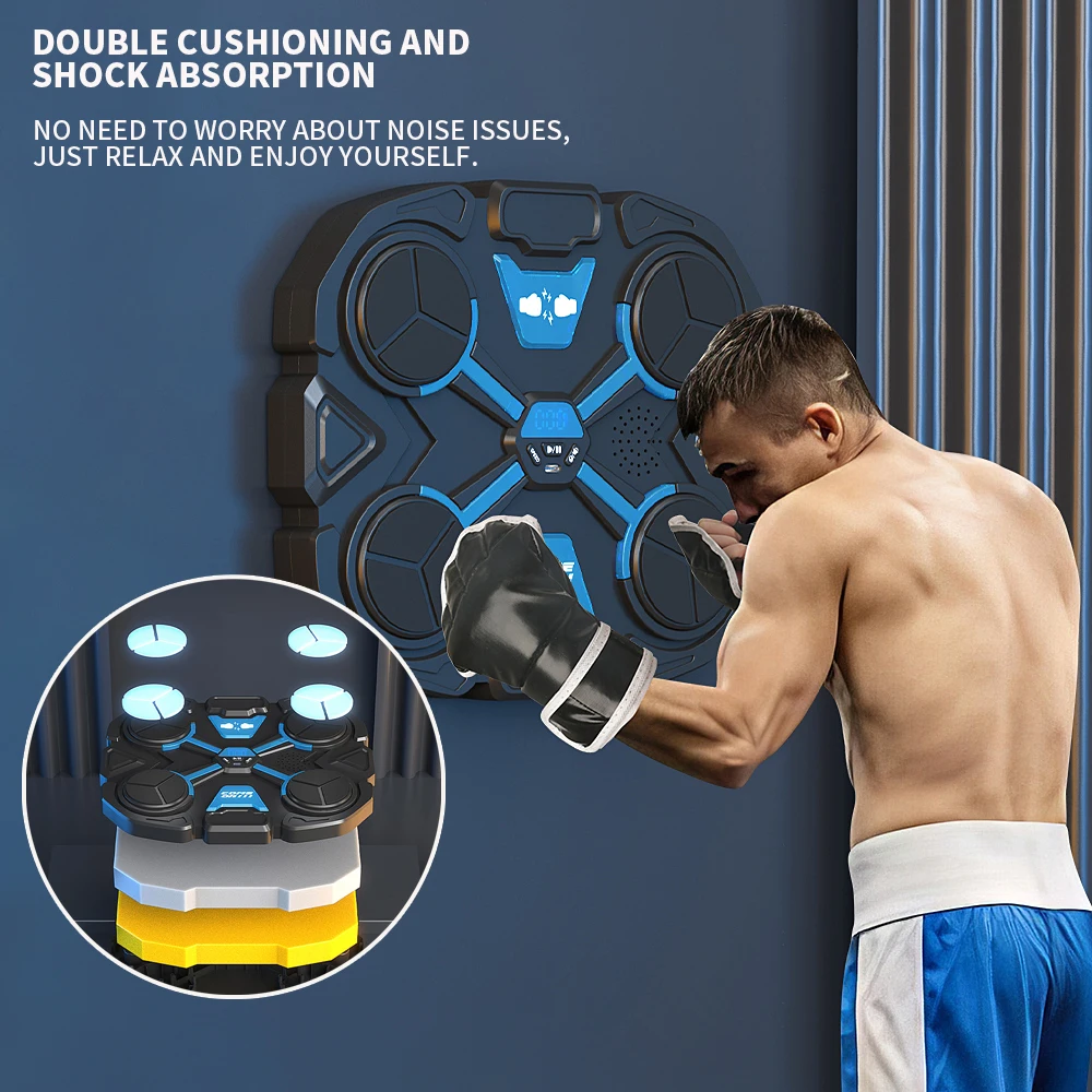 

Smart Music Boxing Machine Home Adult Wall Target Children's Strike Reaction Indoor Electronic Target Sanda Training Device