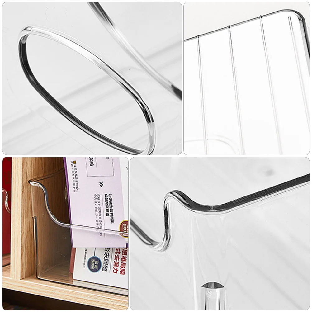 

Clear Book Bin 12X8X6Inch For Classroom Home Office Storage Plastic Basket Comic Book Storage Organizer Bins For Home Use