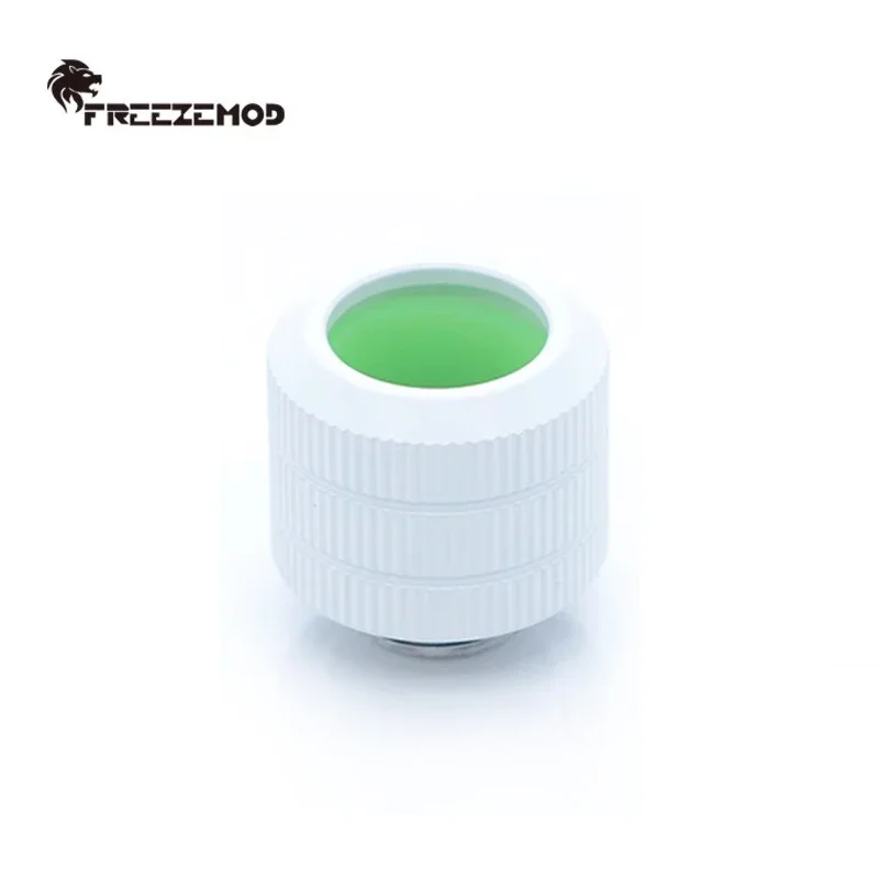 Freezemod 20KG Pulling Force OD16MM Hard Piping Fitting For PETG PMMA Metal Tubing,Anti-Fall Hand-Tighten,PC Cooling Connector