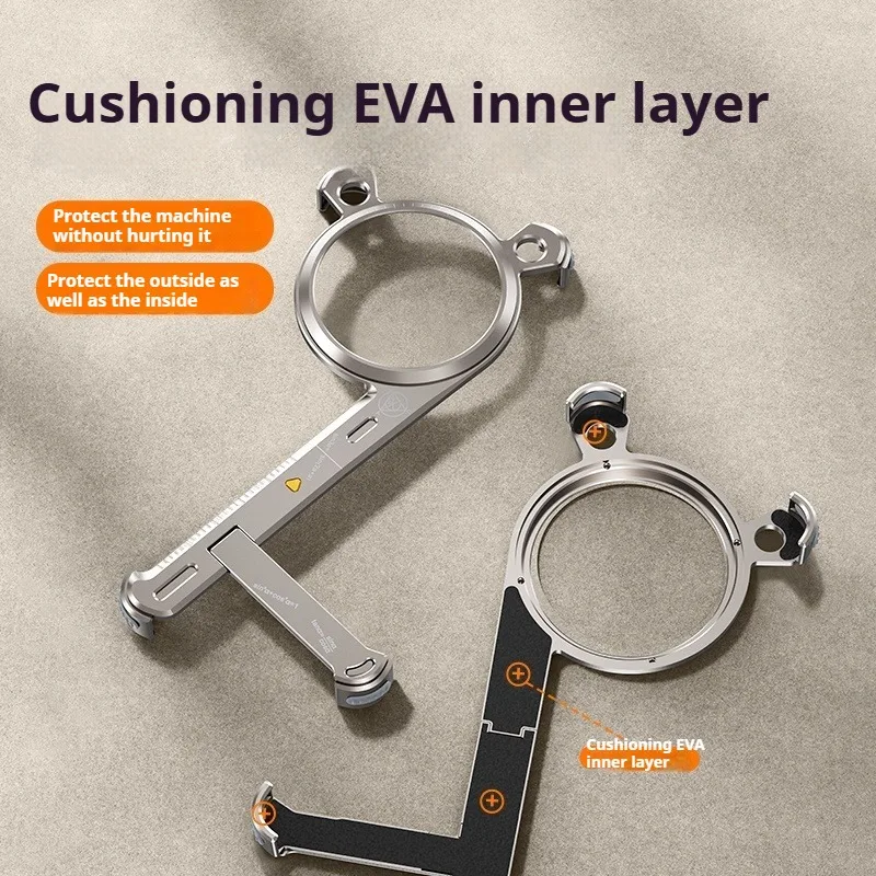 Eary for Oppo Find X8 Ultra Phone Case With Stand Metal Bumper Aluminum Frameless Shockproof Protector Cover Minimalist Shells